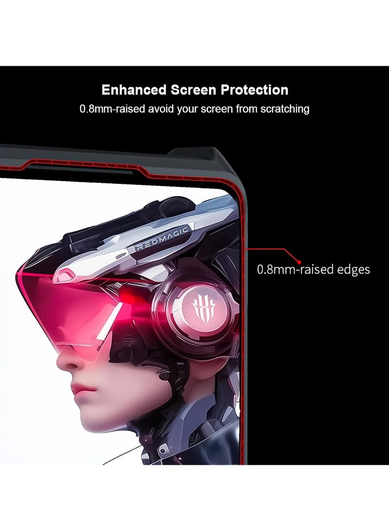 إكسوند غطاء لهاتف ZTE Nubia Red Magic 10 Air، بغطاء خلفي مقاوم للصدمات من TPU + PC، حامل مغناطيسي دوّار بزاوية 360 درجة، غطاء خلفي غير لامع شفاف مقاوم للاصفرار - Image 4