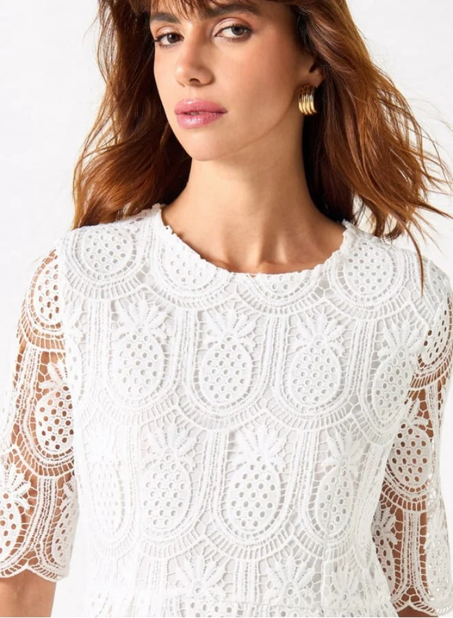 2Xtremz Lace A-Line Dress