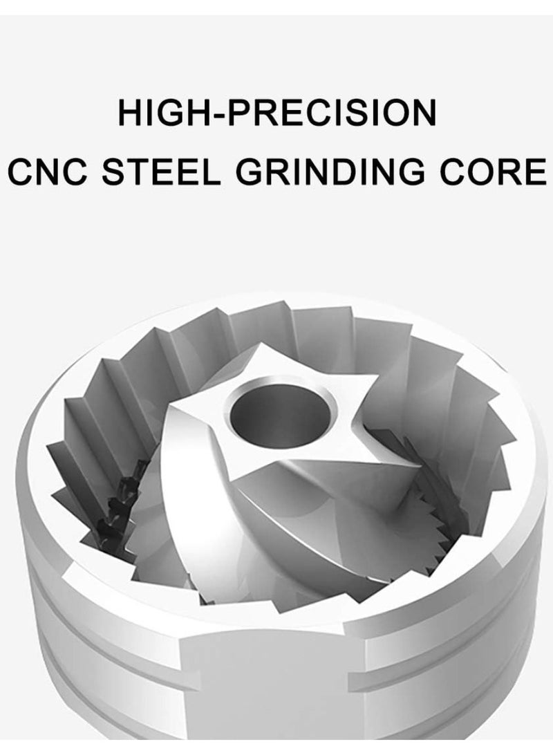 TIMEMORE Manual Coffee Grinder Capacity 25g with CNC Stainless Steel Conical Burr Internal Adjustable Setting Double Bearing Positioning French Press Coffee for Hand Grinder Gift - Image 4