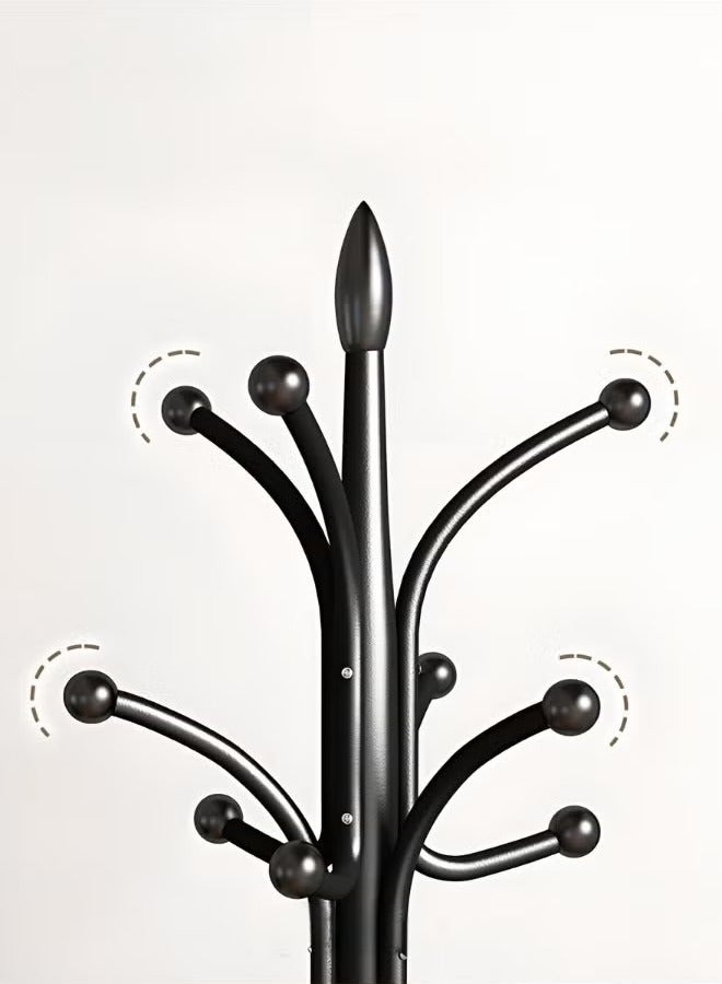 Beauenty Elegant metal coat rack and rack with a fixed base and 12 hooks - a modern and practical design - Image 4