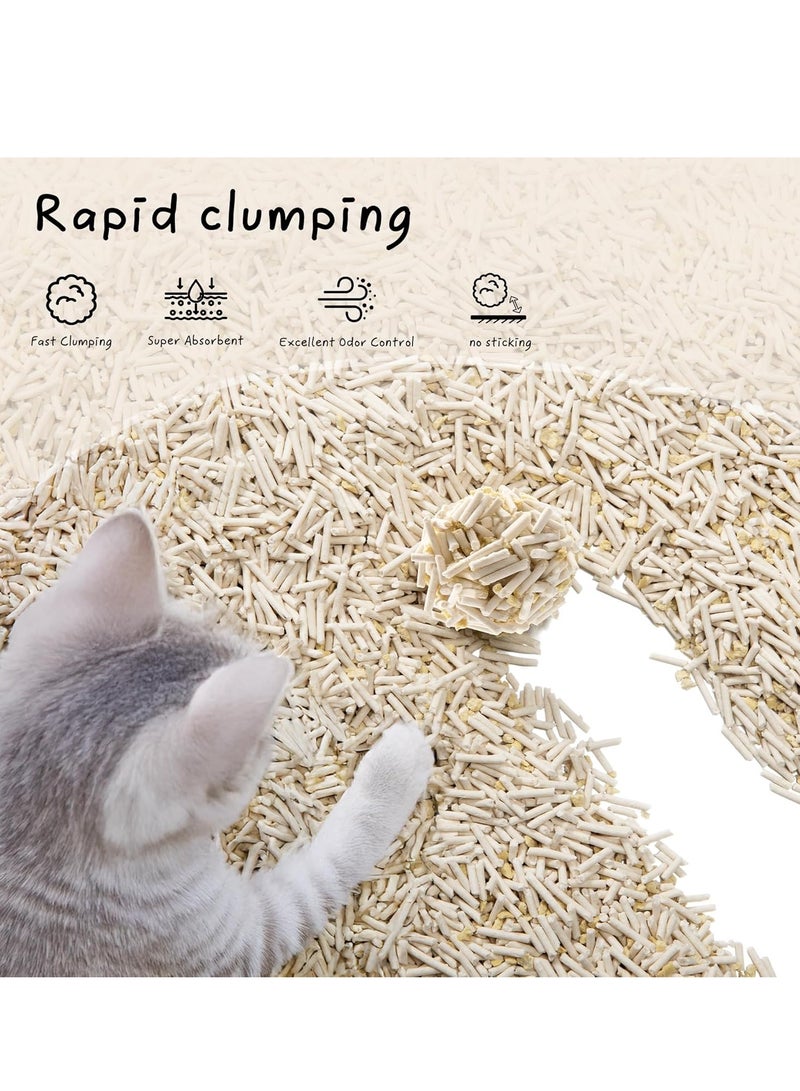 مختلطة القط القمامة القمامة القط ، خالية من الغبار ، من السهل التكتل ، رائحة السيطرة ، وانخفاض بقايا ( الخيزران الفحم نكهة ) - Image 4