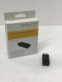 Startech.com StarTech.com DisplayPort to HDMI Adapter - 4K 30Hz Compact DP 1.2 to HDMI 1.4 Video Converter - DP++ to HDMI Monitor/TV  - Image 1
