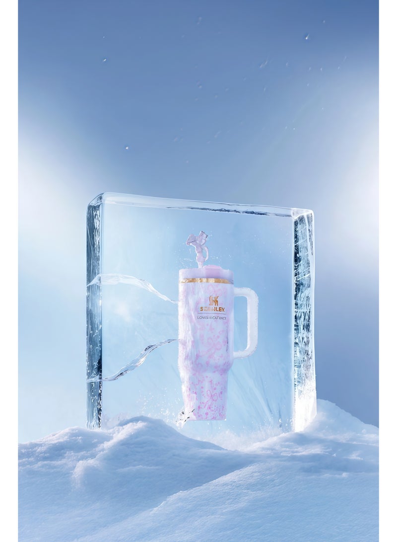 Stanley 1913 x LoveShackFancy Holiday Quencher® H2.0 FlowState™ Tumbler | 40 OZ-Coquette Bow Chantilly - Image 5