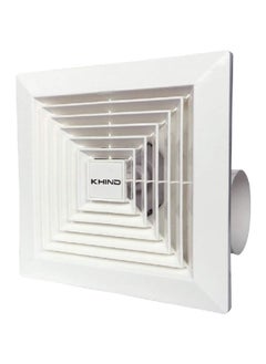 KHIND 32W Ceiling Mounted Square Modern Exhaust Fan White 8inch VF-DP1015 