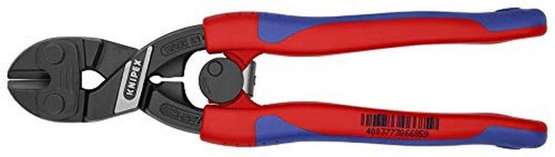 KNIPEX - 7112200 Tools 71 12 200, Comfort Grip High Leverage Cobolt Cutters with Opening Lock and Spring - Image 1