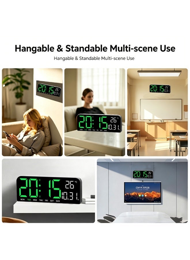 CRONY JH-8025 Led Digital Calender Clock LED perpetual calendar electronic clock - Image 2