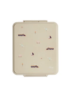 Citron Grand Lunchbox With 4 Compartments For Kids - Includes 1 Thermos Food Jar, Leak Proof And Bpa Free Lunch Box For Kids - Vehicles  - Image 1