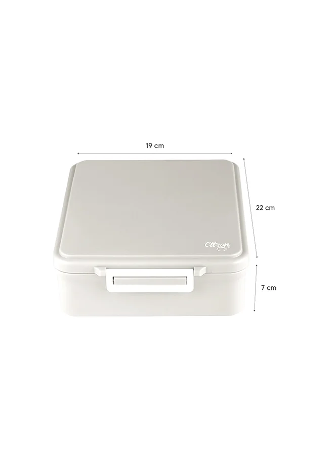 Citron Grand Lunchbox With 4 Compartments For Kids - Includes 1 Thermos Food Jar, Leak Proof And Bpa Free Lunch Box For Kids - Vehicles