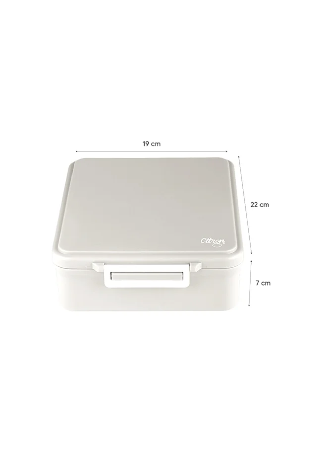Citron Grand Lunchbox With 4 Compartments For Kids - Includes 1 Thermos Food Jar, Leak Proof And Bpa Free Lunch Box For Kids - Vehicles