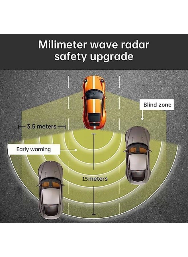 BY-J Blind Spot Monitoring System, 24GHz Millimeter Wave Radar Universal Car Blind Spot Detection System, Reversing Radar Parking System, BSD BSM BSA Blind Spot Detectors Sensor For Lane Change Assist - Image 3