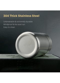 CMGTYYD Car Ashtray with Lid, Stainless Steel Smokeless Ashtray, Windproof Butt Bucket Car Ashtray, Portable Detachable Smell Proof Ashtray for Most Car Cup Holder, Outdoor, Home, Office  - Image 3