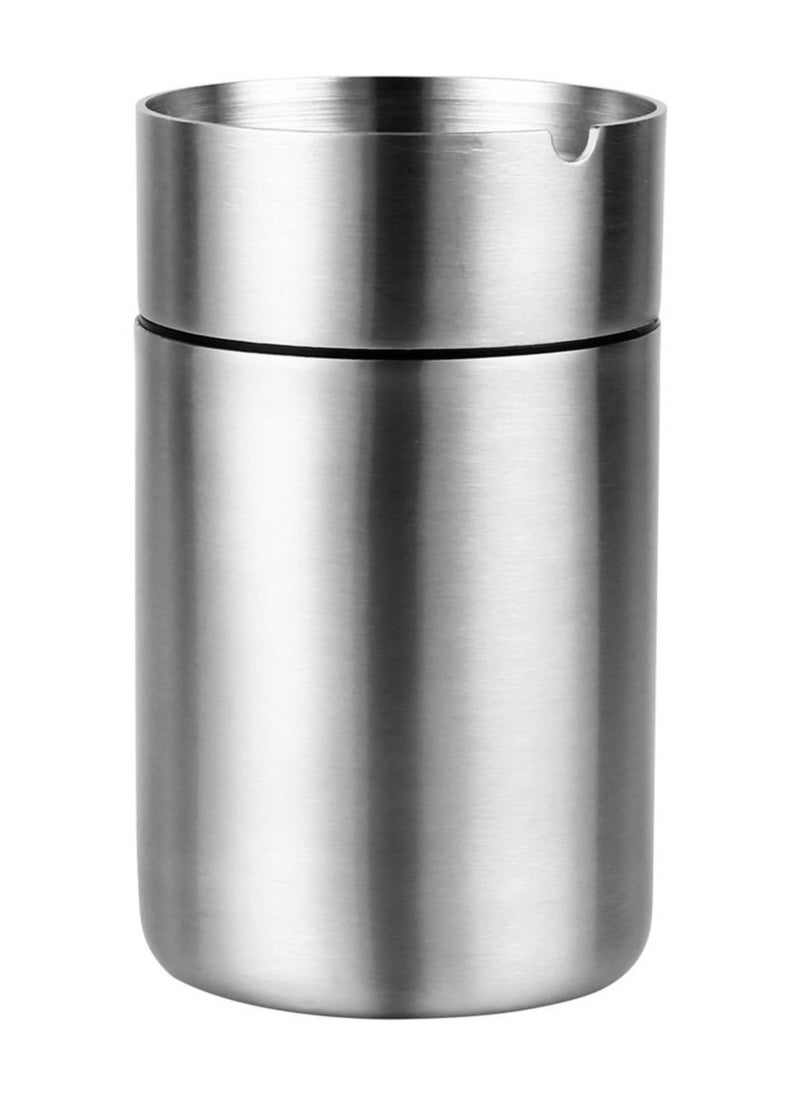 CMGTYYD Car Ashtray with Lid, Stainless Steel Smokeless Ashtray, Windproof Butt Bucket Car Ashtray, Portable Detachable Smell Proof Ashtray for Most Car Cup Holder, Outdoor, Home, Office  - Image 1