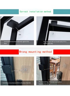 Generic Automatic Door Closer with two covers， Punch-Free Automatic Sensor Closer，1200g tensile strength，for Family Doors, Wardrobe, Window etc  - Image 5