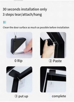Generic Automatic Door Closer with two covers， Punch-Free Automatic Sensor Closer，1200g tensile strength，for Family Doors, Wardrobe, Window etc  - Image 4