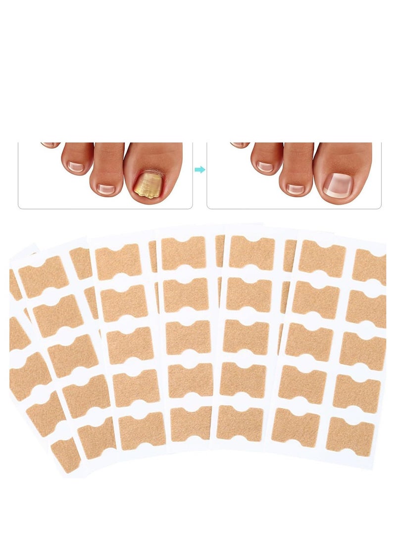 رقع اصلاح الاظافر متعددة الاغراض 50 قطعة، علاج اظافر القدم لاضرار فطريات الاظافر، علاج لمدة 8 ساعات يعيد المظهر الصحي - Image 1