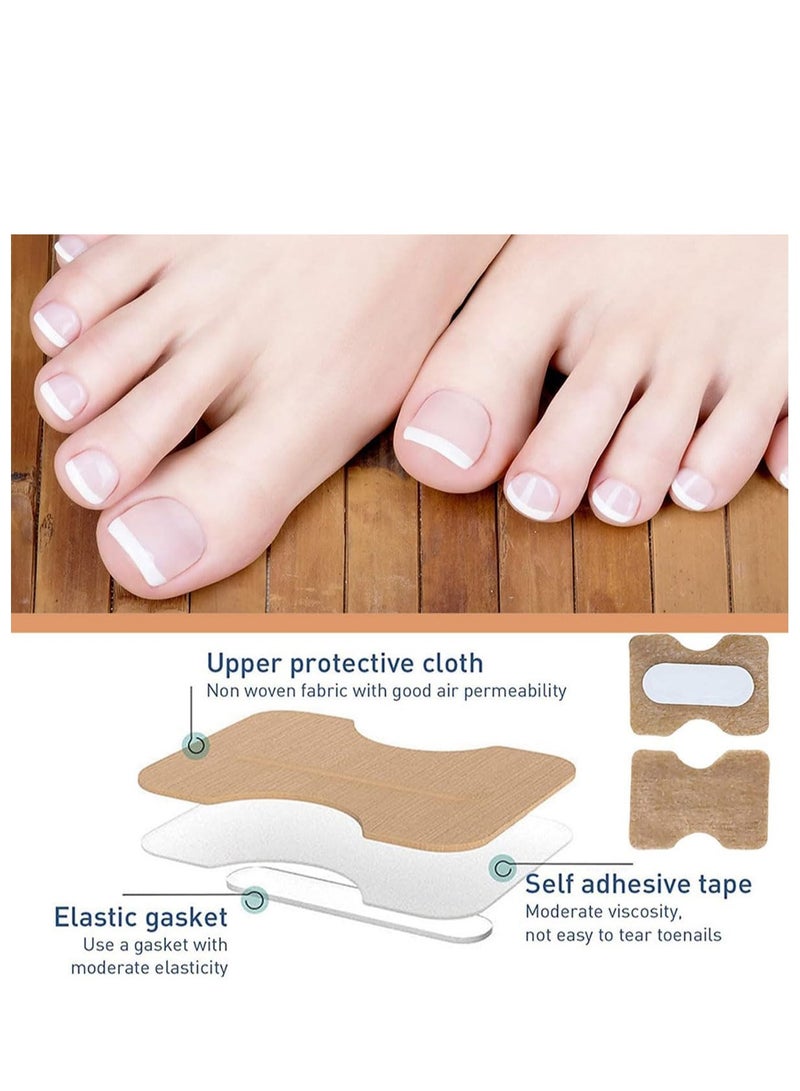 رقع اصلاح الاظافر متعددة الاغراض 50 قطعة، علاج اظافر القدم لاضرار فطريات الاظافر، علاج لمدة 8 ساعات يعيد المظهر الصحي - Image 4