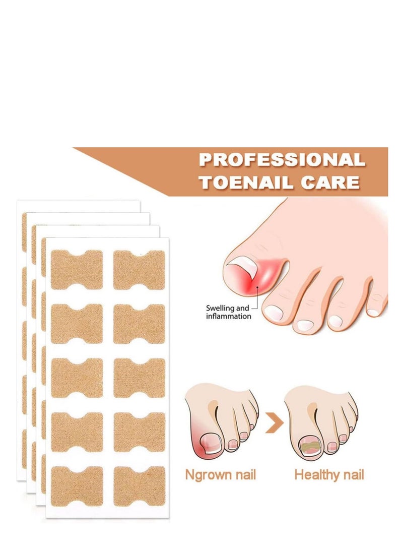 رقع اصلاح الاظافر متعددة الاغراض 50 قطعة، علاج اظافر القدم لاضرار فطريات الاظافر، علاج لمدة 8 ساعات يعيد المظهر الصحي - Image 5