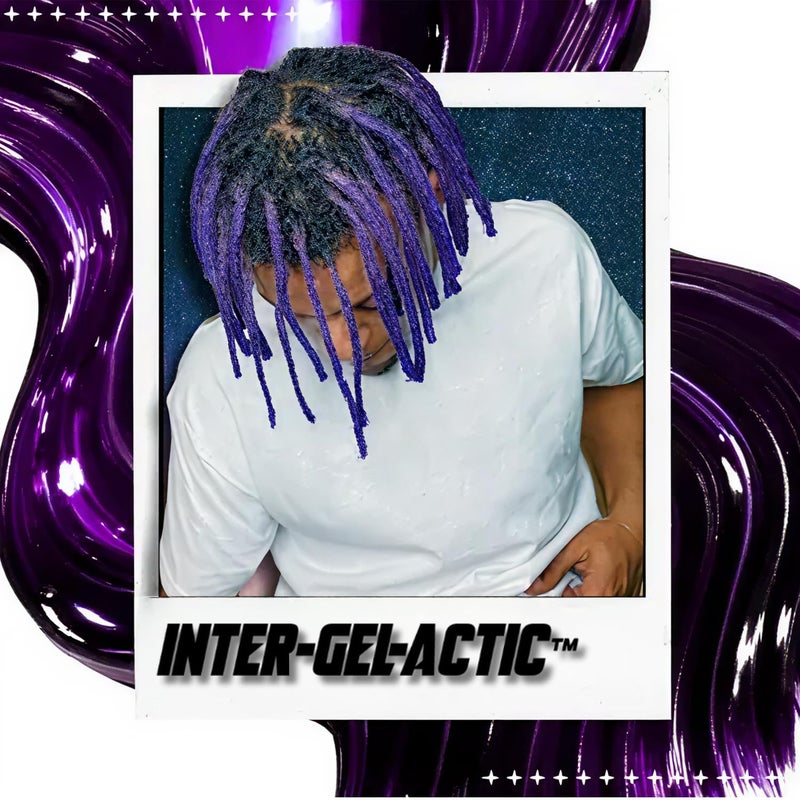 Manic Panic Inter-GEL-actic Gel Hair Color Kit - Semi Permanent Gel Hair Dye - Glossy Shine & Hydration with Lactic Acid + Castor Oil - DIY Friendly, No-Mix Formula, Vegan - Love Power Purple (1 kit) - Image 2