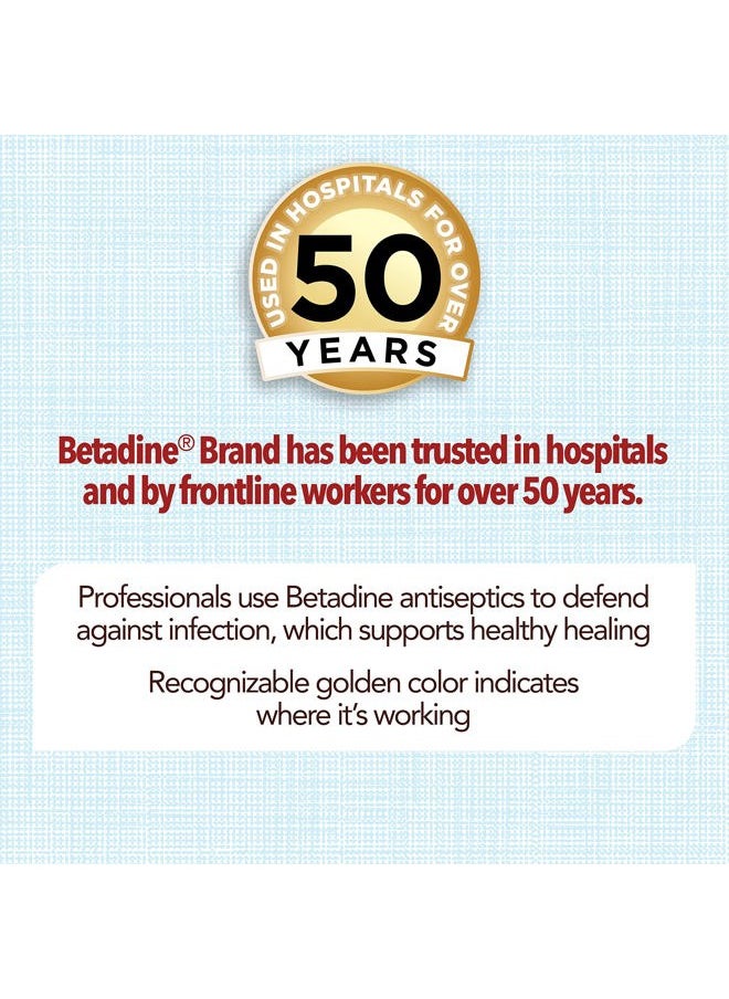 BETADINE Antiseptic First Aid Spray, Povidone-iodine 5%, Infection Protection, Kills Germs In Minor Cuts Scrapes And Burns, No Sting Promise, No Alcohol or Hydrogen Peroxide, 3 FL OZ  - Image 4