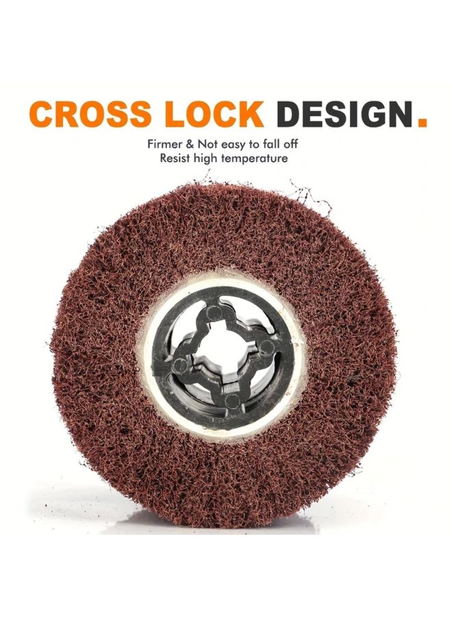 Nylon Polishing Drum 120x100x19mm 120 Grit For Stainless Steel Aluminum Iron Electric Tool - Image 4