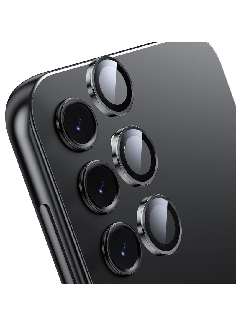 Samsung Galaxy A34 Camera Lens Protector Case Cover, Anti Scratch HD Tempered Metal Glass Camera Screen Protector Shockproof Film for Galaxy A34 5G Accessories, Black - Image 1