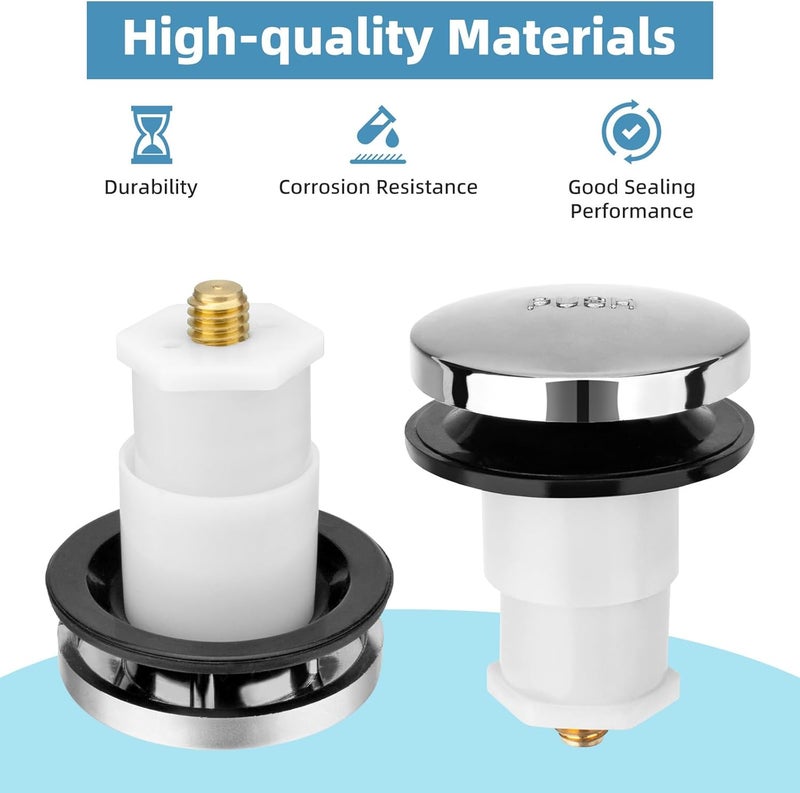 XCWT Drain Stopper Compatible with Kohler Bath Tub - 1068204 Pop Up Cartridge Assembly Drain Plug Replacement Parts for Kohler K-7272, K-7271, K-7259 & K-7265 Bathtub Drain - Image 5