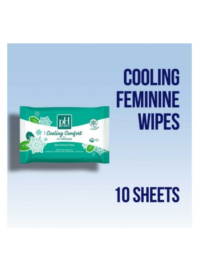 Ph Care pH Care Daily Feminine Wipes Cooling Comfort 10s  - Image 2