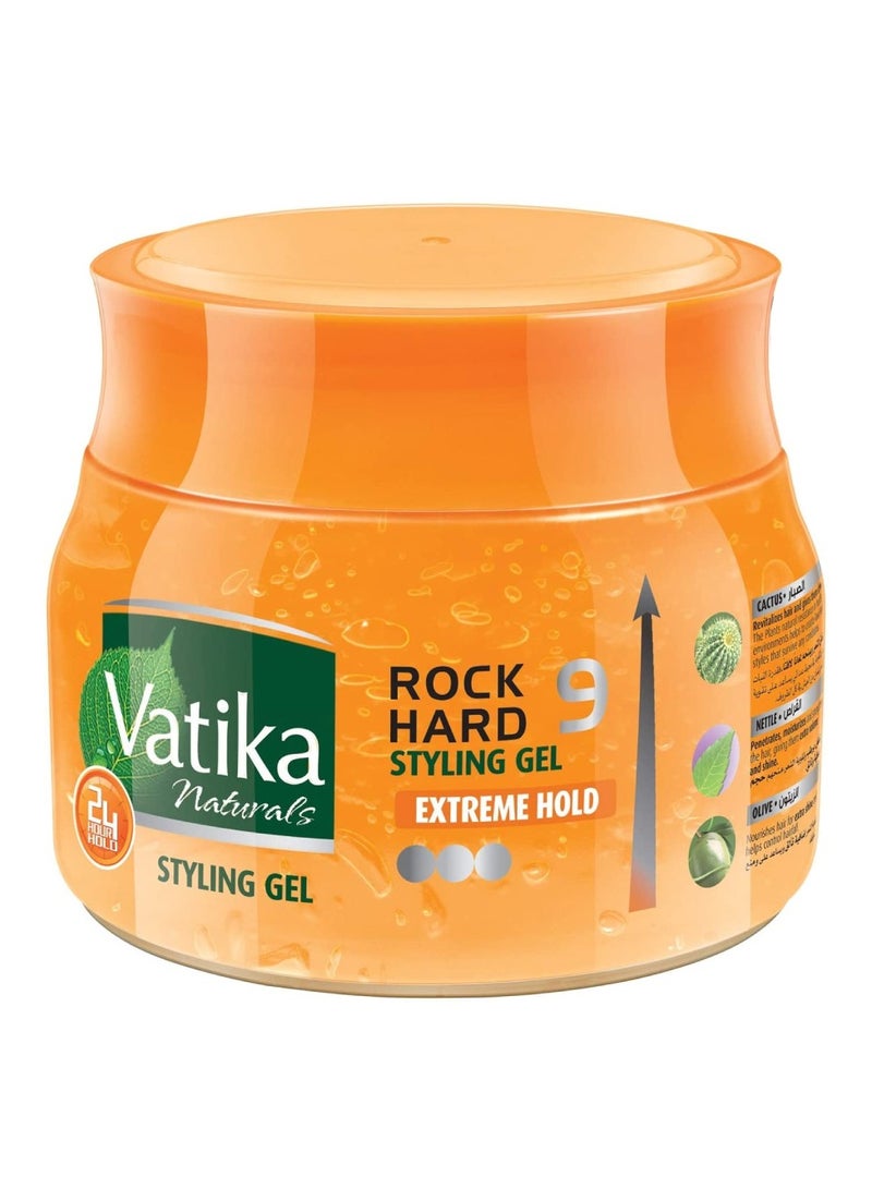 VATIKA Vatika Orange Rock Hard styling Hair Gel 500ml - Image 1