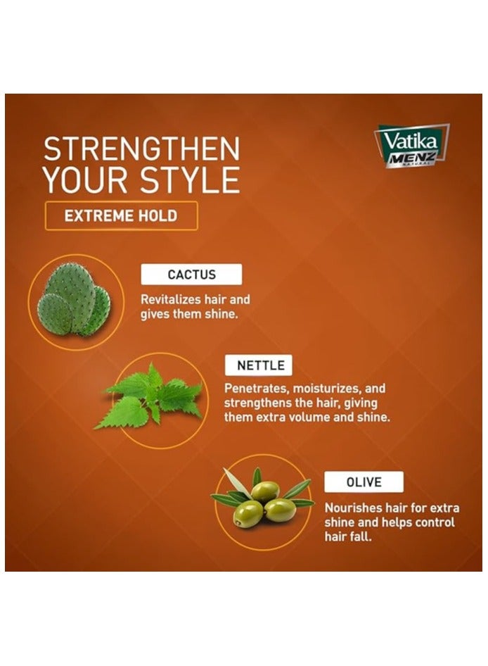 VATIKA Vatika Orange Rock Hard styling Hair Gel 500ml - Image 3