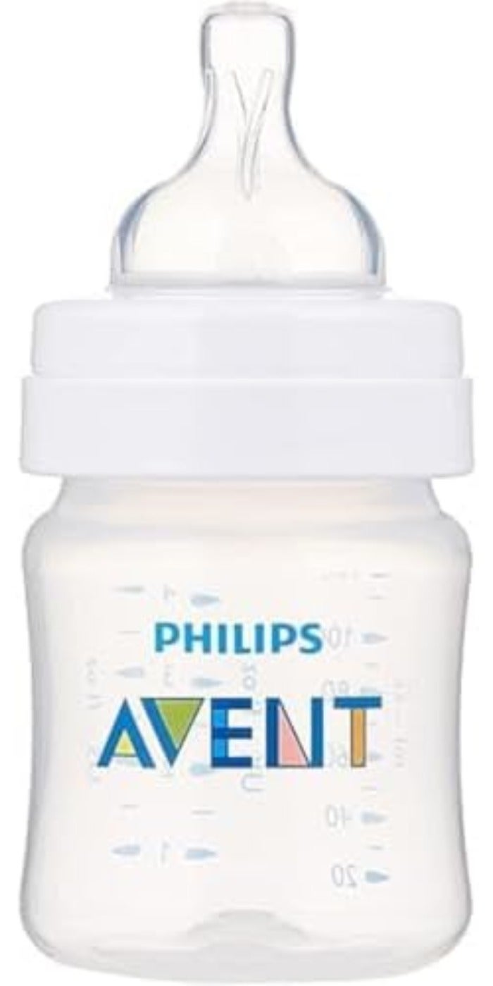 Avent Philips Avent Natural Response 125ml, 2 Baby Feeding Bottles, BPA Free  Plastic - Image 2