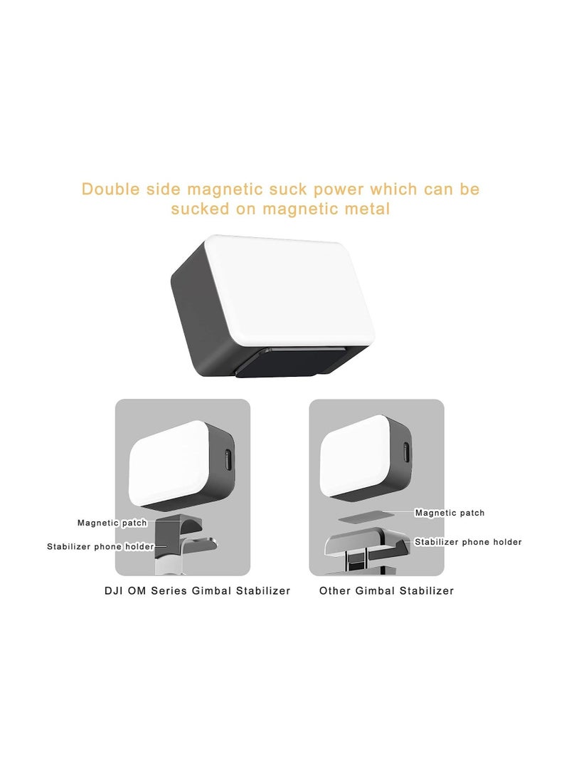 Captaintech Portable LED Camera Lights, Mini Rechargeable 900mAh Fill Light, Dimmable Selfie Photography Lighting for Camera Tripod Phone - Image 4