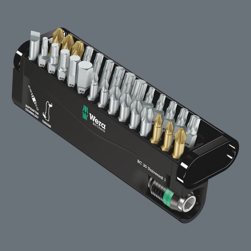 Wera Wera - 5056440001 BC Universal Rapidaptor Bit-Check, 30-Piece Set  - Image 3