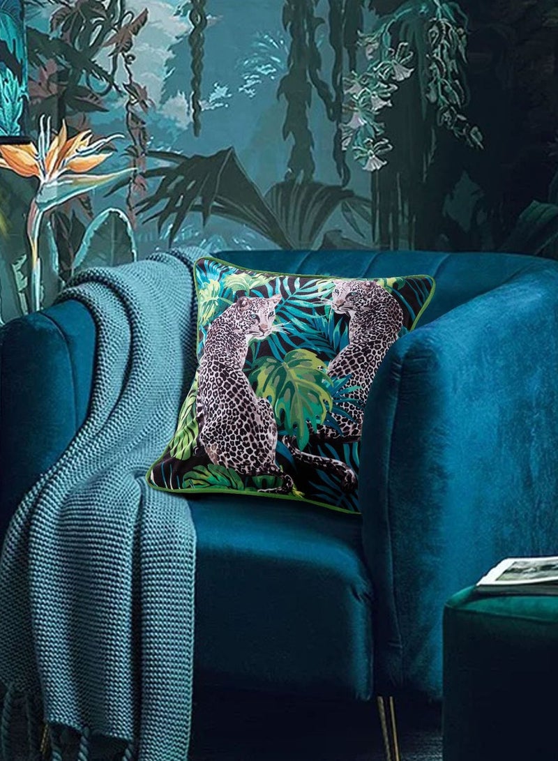 Leopard Design Pillow Cases Set of 2  - Image 1