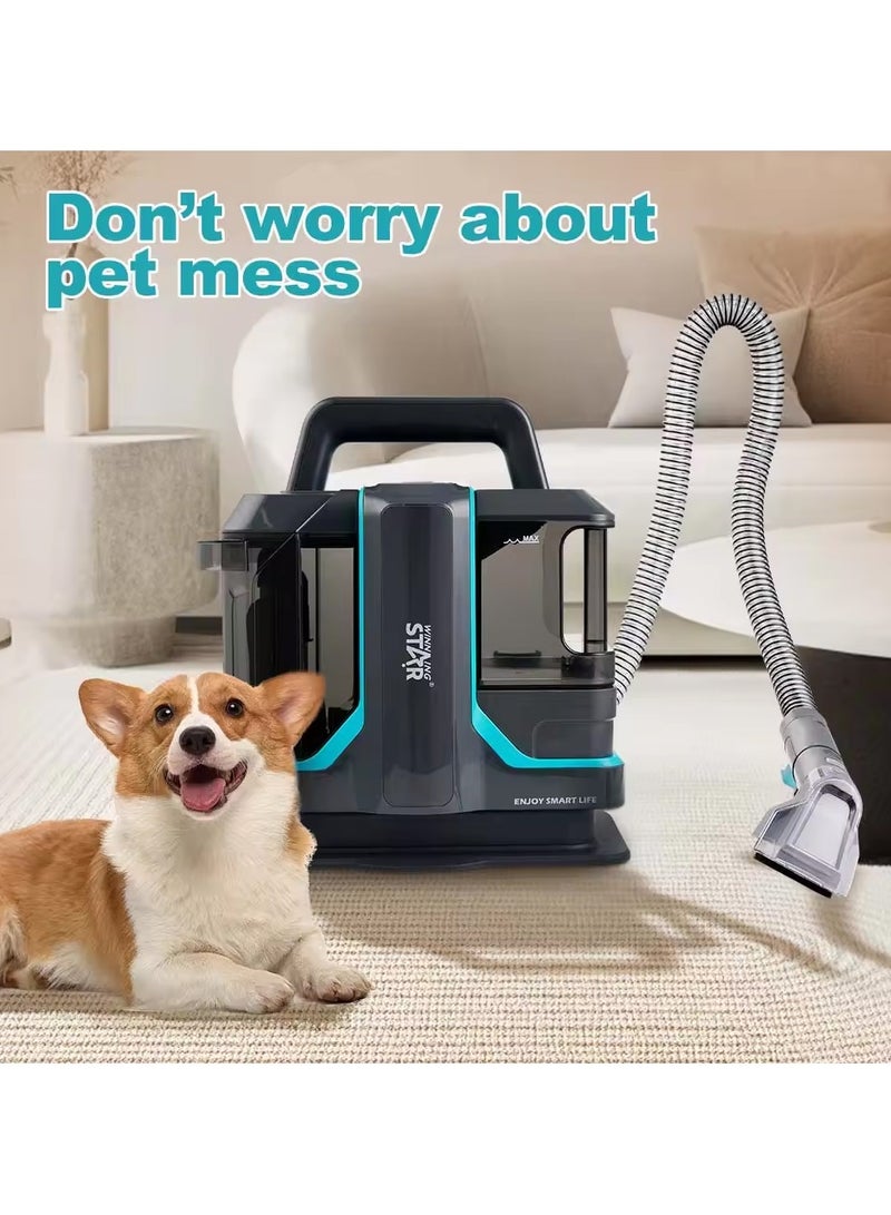 Winning Star Spot Cleaning Electric Vacuum Machine (ST-4600) - Powerful Motor, Dual Separate Tanks with Wet & Dry-Cleaning Functionality for for carpets, sofas, and furniture - Image 3