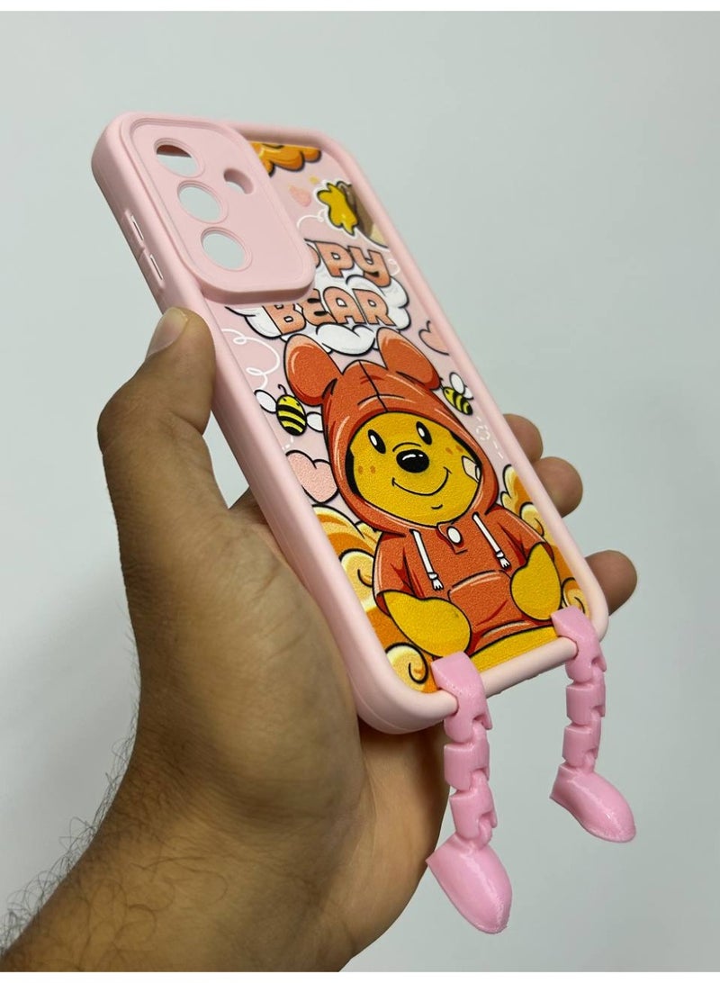 غطاء خلفي جديد بتصميم كرتوني لشخصية بوبي بير لهاتف سامسونج A56 - Image 1