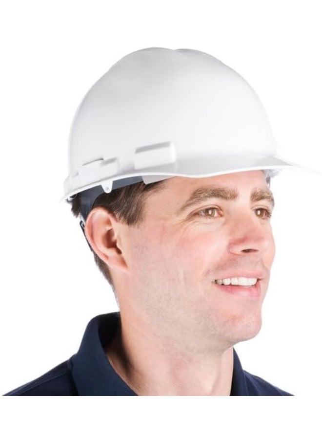 Royal Apex Adjustable Polyethylene 6-Point Industrial Safety Helmet - Protective Construction Work Cap For Industrial And Structural Workers
