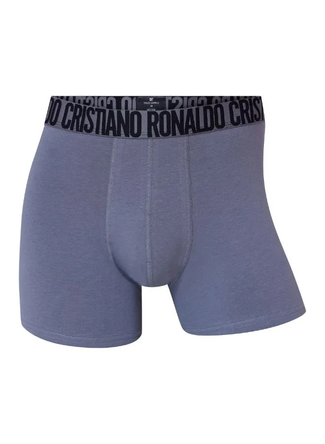 Cr7  CR7 Men’s 5-Pack Stretch Cotton Trunks – Multicolor Boxer Brief Set with Cristiano Ronaldo Branded Waistband for Men | Best Price UAE