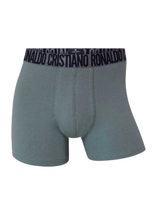 Cr7  CR7 Men’s 5-Pack Stretch Cotton Trunks – Multicolor Boxer Brief Set with Cristiano Ronaldo Branded Waistband for Men | Best Price UAE