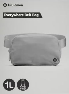 Lululemon Everywhere Belt Bag, Compact and Convenient Belly Bag with Zippered Pockets, Easy Access Exterior Pocket and Interior Essentials Pocket for On the Go Storage, Grey  - Image 1