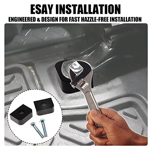 URLWALL 1'' Seat Spacer Lifting Rear of Front Seats, Adjustable Driver Passanger Seat Riser Lift Seat Recline Kit for 2005-2022 Toyota Tacoma, 2003-2022 4Runner, 2007-2014 FJ Cruiser, Lexus GX (Black) - Image 5