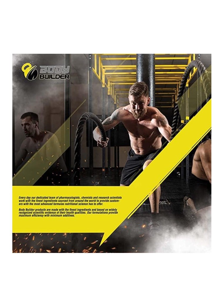 Body Builder - 100% whey protein - Caramel Latte Flavor - 2lb, Elite Whey Protein Blend for Optimal Muscle Growth and Recovery, Rich in BCAAs, Glutamine and Digestive Enzymes, perfect post workout fuel - Image 1
