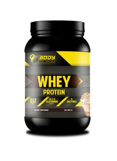 100% whey protein - Caramel Latte Flavor - 2lb, Elite Whey Protein Blend for Optimal Muscle Growth and Recovery, Rich in BCAAs, Glutamine and Digestive Enzymes, perfect post workout fuel