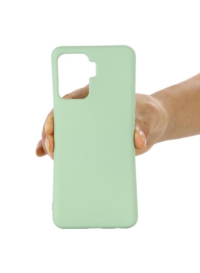 اس-توب جراب لهاتف OPPO A94 / Reno5 F / F19 Pro، جراب سيليكون سائل بلون نقي مقاوم للصدمات بتغطية كاملة - Image 4