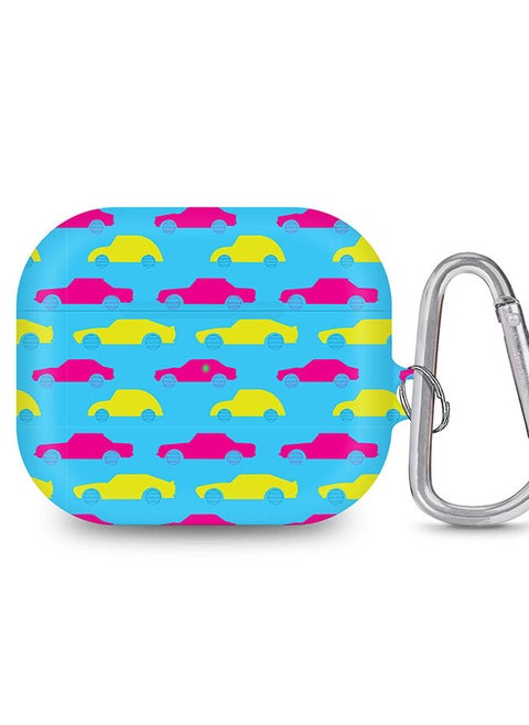 StylePods Case for Airpods 3rd Gen Case With Anti-Lost Keychain - Moving Cars