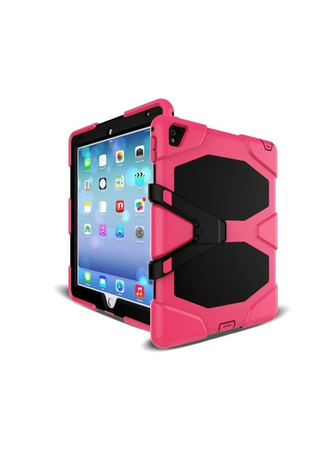 Applicable To IPadPRO11 Griffin Survivors 10.2 Three-proof Protective Case T500 Silicone Air4/3 Drop-resistant Case-Color:Rose Red-Applicable Model:iPad Air