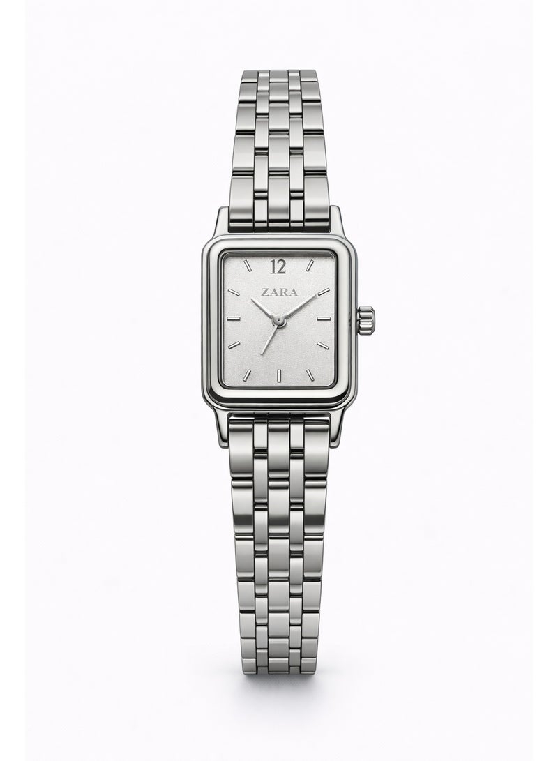 Zara Silver Square Dial Watch Zara ZARA Elegant Women main image 3