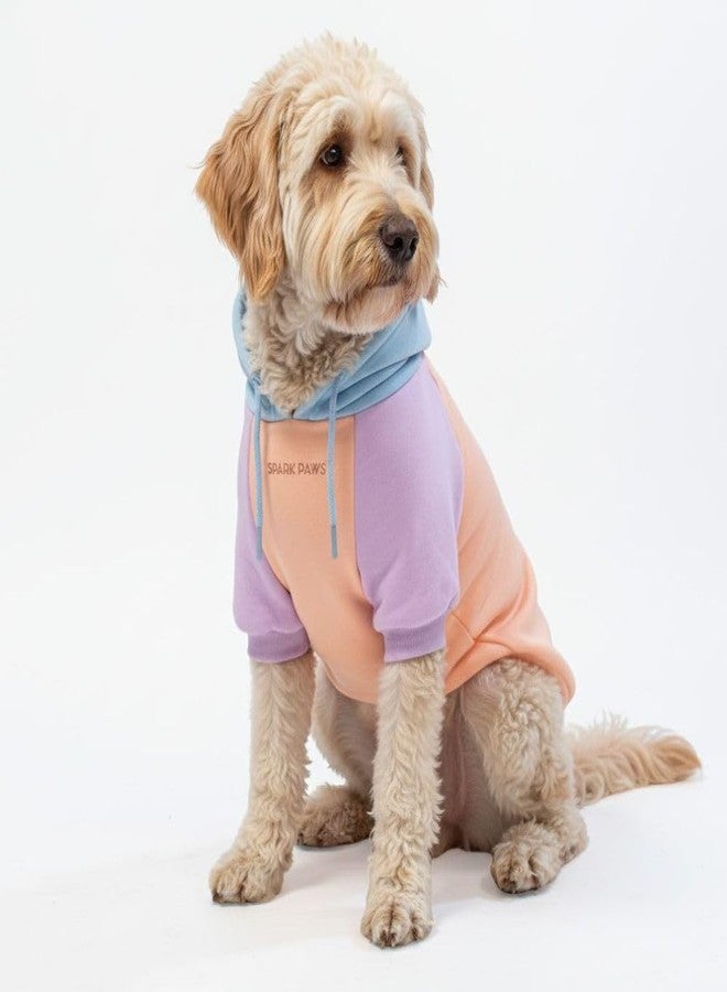 Spark Paws Dog Hoodie Sweatshirt Pullover - Premium Quality, Soft, Comfortable and Suitable for Large Dogs, for All Breeds - Hoodies, Fleece Sweater, Pet Clothing - Cotton Candy - 2XL - Image 1