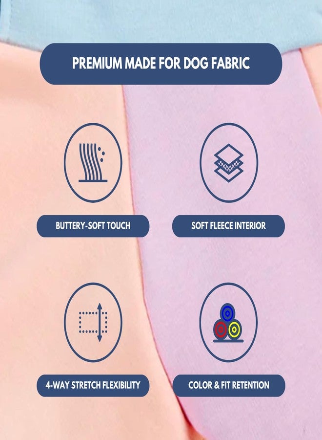 Spark Paws Dog Hoodie Sweatshirt Pullover - Premium Quality, Soft, Comfortable and Suitable for Large Dogs, for All Breeds - Hoodies, Fleece Sweater, Pet Clothing - Cotton Candy - 2XL - Image 5