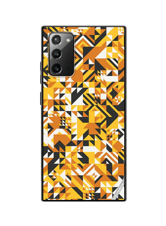VR CREATIVE Protective Case Cover For Samsung Galaxy Note20 5G Geametrical Design Multicolour - Image 1