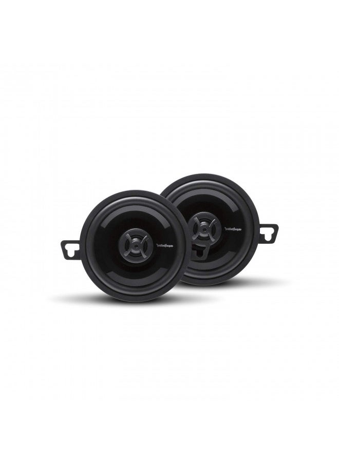 Rockford Fosgate P132 Punch 3.50" 2-Way Coaxial Full Range Speakers - Black, Pair  - Image 2